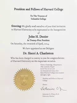 harvard certificate