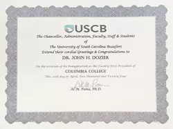 Congratulations to Dr. John H. Dozier