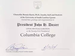 Congratulations to Dr. John H. Dozier