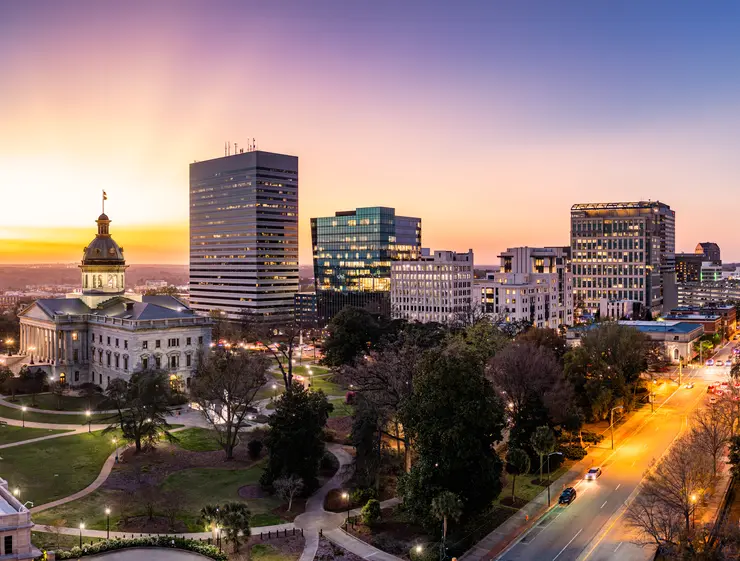 columbia skyline